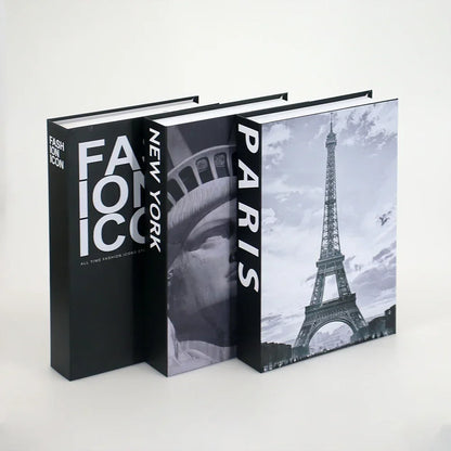 3Pcs Decorative Fake Books - Living Room Coffee Table Ornaments - ZOOMNSTORE