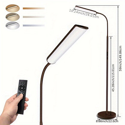 Adjustable LED Floor Lamp - 689 inches 3-Color Remote  Touch Control for Living Rooms Bedrooms Offices - ZOOMNSTORE
