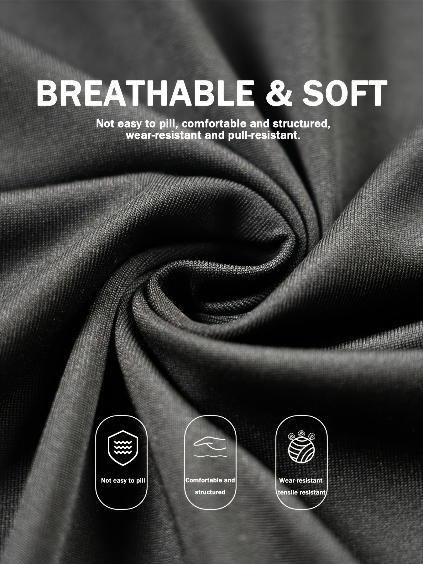 Comfort Fit Mens Boxer Briefs 4-Pack - Breathable Quick-Drying Underwear - ZOOMNSTORE
