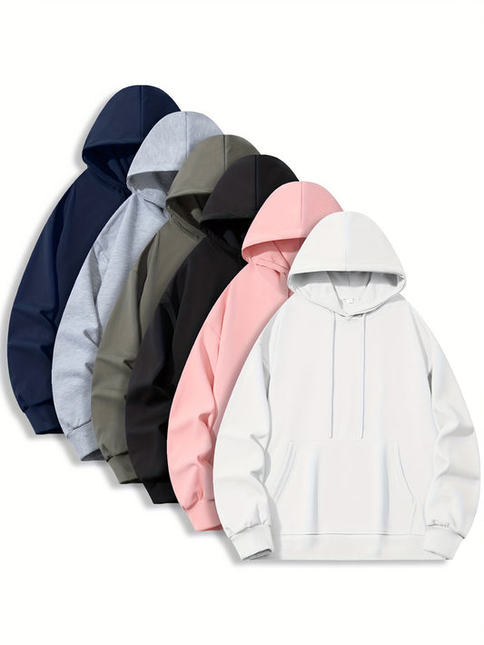 Mens Hooded Sweatshirt - Casual Autumn Winter Pullover - ZOOMNSTORE