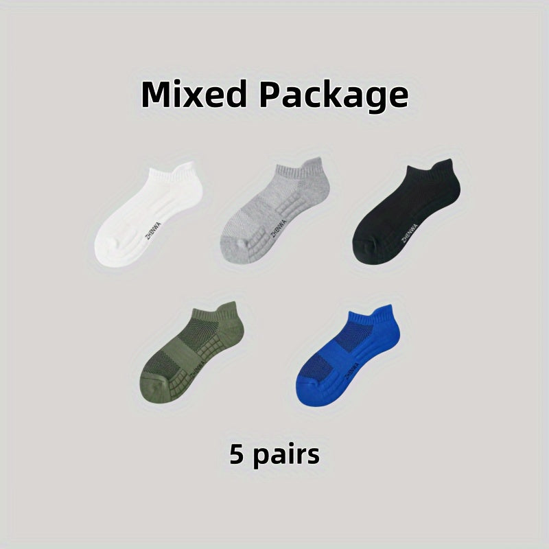 Unisex Cotton Boat Socks - Breathable Ankle Socks for SpringSummer - ZOOMNSTORE