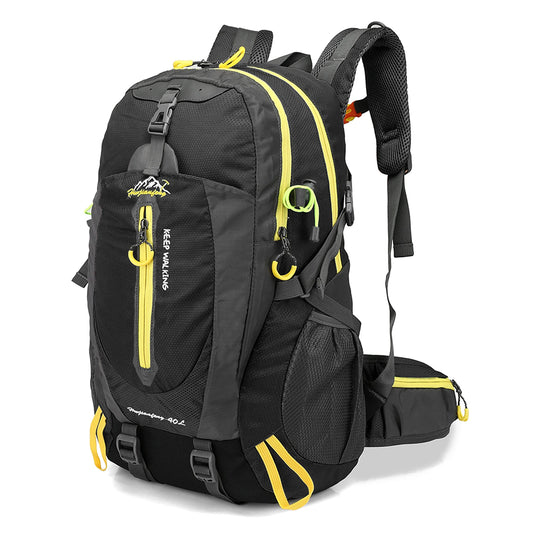 40L Water Resistant Backpack - Travel Hiking Camping Laptop Daypack for Men  Women - ZOOMNSTORE