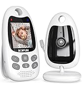 BOIFUN 2K 5'' Screen Control Wifi Video Baby Monitor Camera, ,Two-Way Talk, Motion&Crying Detection, Auto Tracking, Night Vision