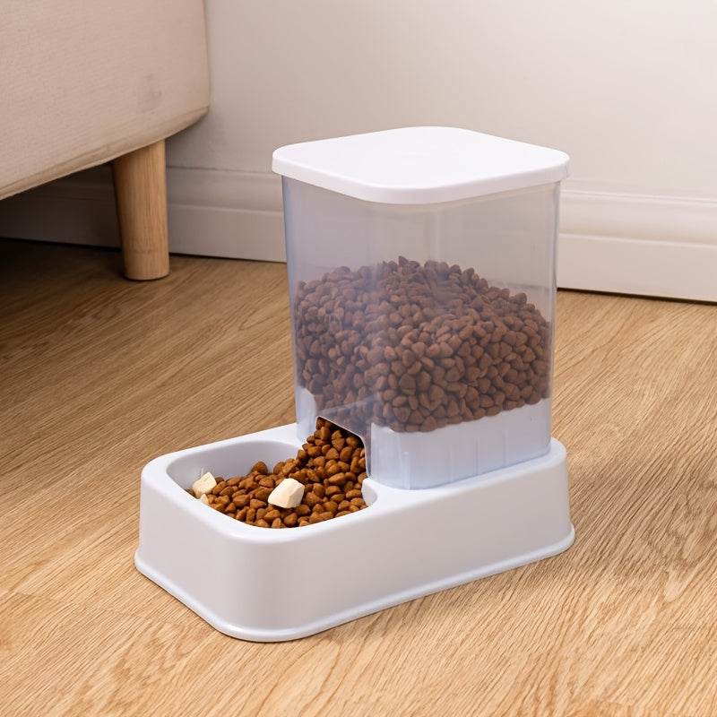 Durable Automatic Pet Feeder and Water Dispenser Set - 1set Plastic Cat Bowl and Dog Bowl - Self-Drinking and Feeding System for Cats - ZOOMNSTORE