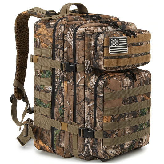 45L Tactical Backpack - Large Capacity Outdoor Hiking  Camping Bag for Men  Women - ZOOMNSTORE