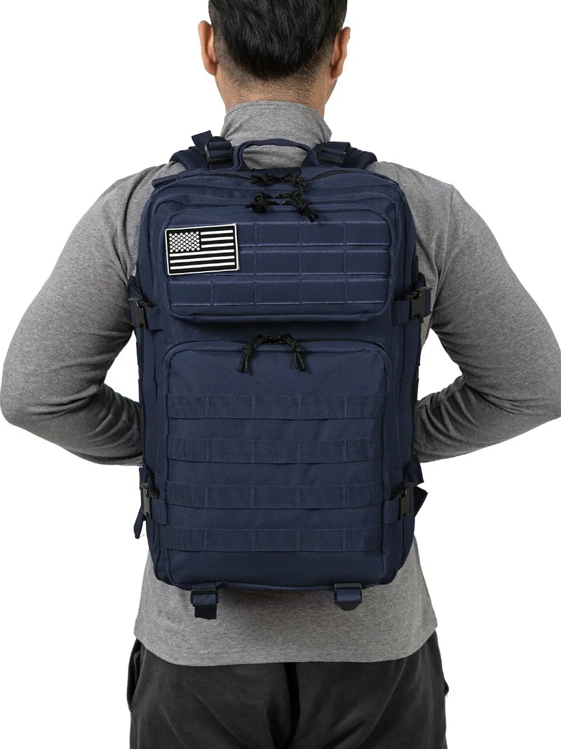 45L Tactical Backpack - Large Capacity Outdoor Hiking  Camping Bag for Men  Women - ZOOMNSTORE