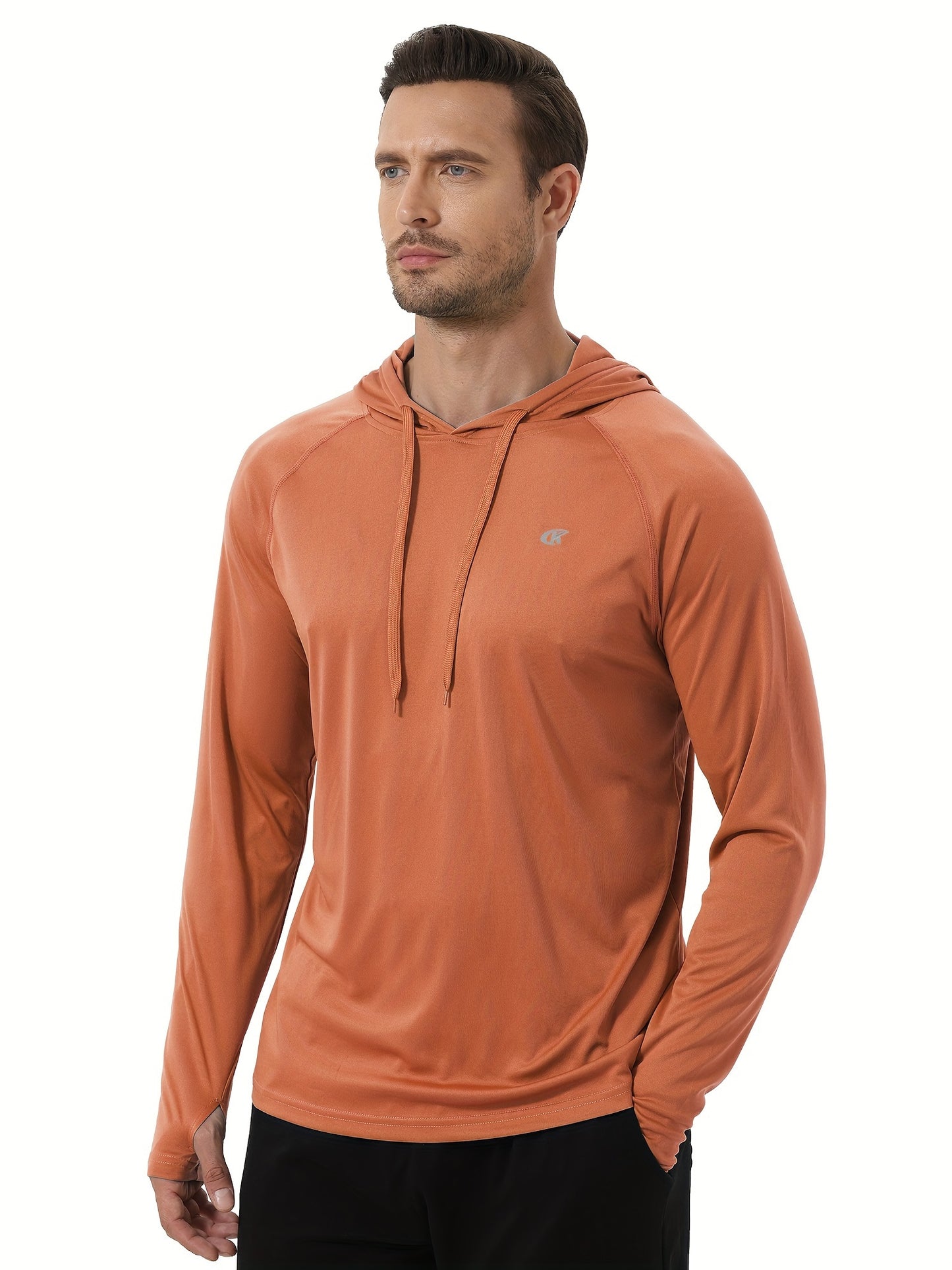 One Hooded Sweatshirt for Beach Jogging Summer Men's Sunscreen And Sweat Absorbent Hooded Sweatshirt, For Beach Jogging Training - ZOOMNSTORE
