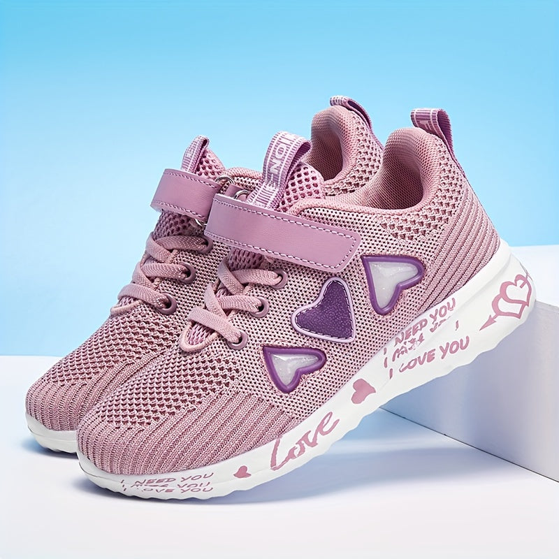Girls Casual Summer Sneakers - Fashion Running Shoes for Kids - ZOOMNSTORE