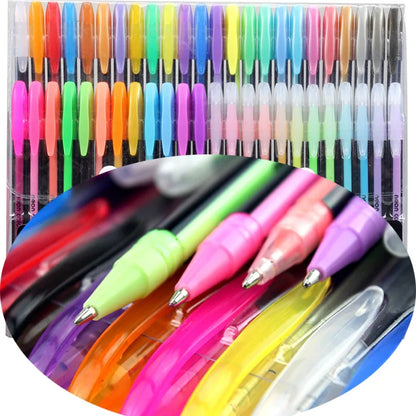 48-Color Brush Pen Set - Kawaii Art Markers for Drawing and Crafts - ZOOMNSTORE