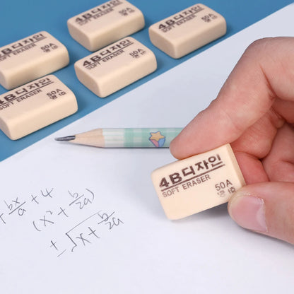 1-10PCS 4B Pencils Eraser Student Office School Stationery Writing Art Drawing Rubber Wrong Questions Correction Eraser - ZOOMNSTORE