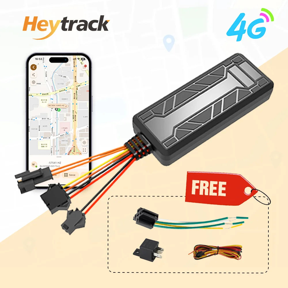4G GPS Tracker - Mini Vehicle GPS Tracking Device with Relay & Real Time Tracking App - ZOOMNSTORE