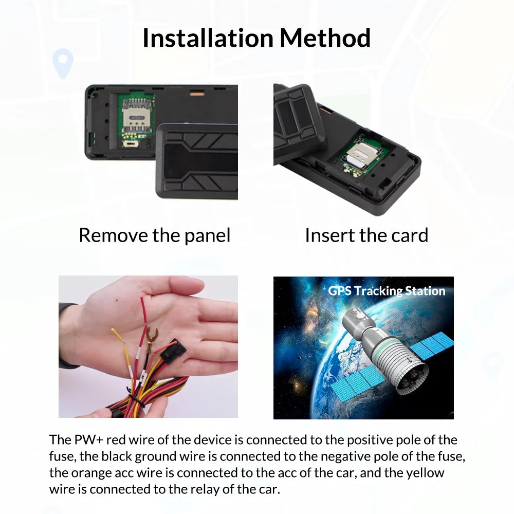 4G GPS Tracker - Mini Vehicle GPS Tracking Device with Relay & Real Time Tracking App - ZOOMNSTORE