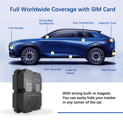 4G GPS Tracker – Real-Time Vehicle Tracking Device With Long Battery Life & Anti-Theft Alarm - ZOOMNSTORE