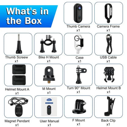 4K Action Camera - Portable Bike Camera With Wifi, Waterproof Mini Video Cam - ZOOMNSTORE