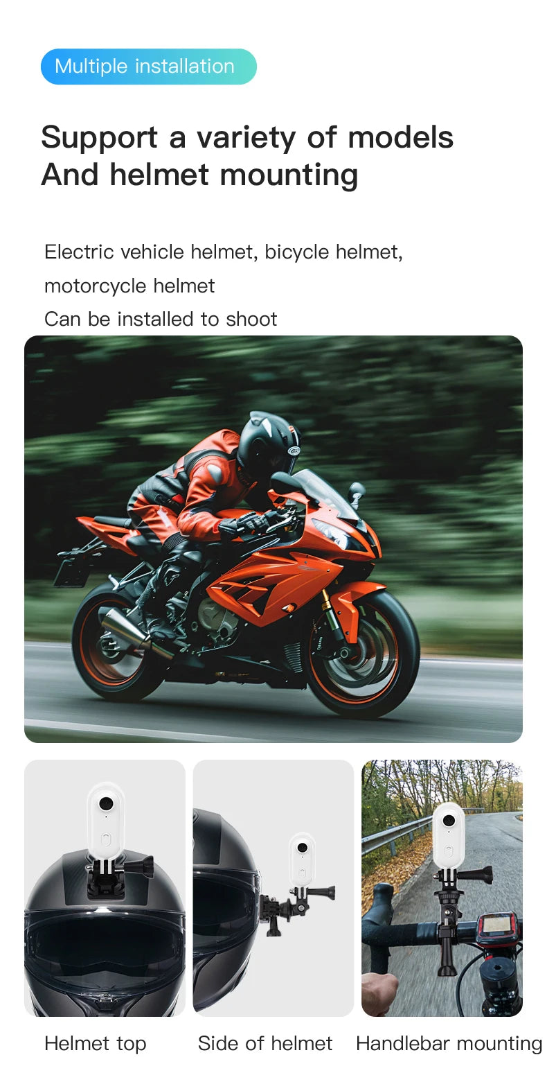 4K Action Camera - Portable Bike Camera With Wifi, Waterproof Mini Video Cam - ZOOMNSTORE