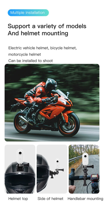 4K Action Camera - Portable Bike Camera With Wifi, Waterproof Mini Video Cam - ZOOMNSTORE