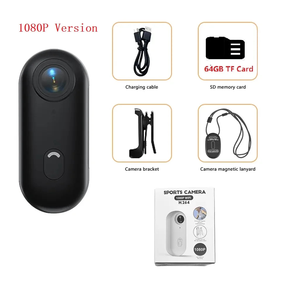 4K Action Camera - Portable Bike Camera With Wifi, Waterproof Mini Video Cam - ZOOMNSTORE