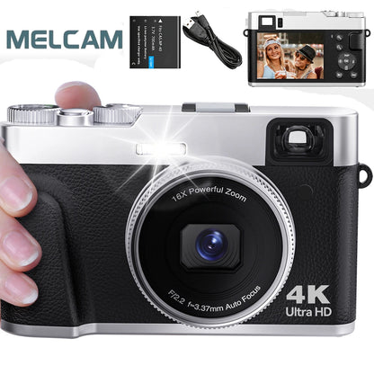4K Vlogging Camera - 48MP Auto Focus Video Camera with 16X Zoom Anti-Shake  Viewfinder - ZOOMNSTORE