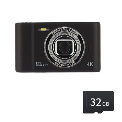 4K Digital Camera - 50MP Selfie Cam with HD Zoom  24 Screen for Kids - ZOOMNSTORE