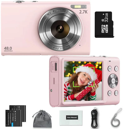 4K Digital Camera - Autofocus Vlogging Camera with 48MP, 2.8" Large Screen - ZOOMNSTORE