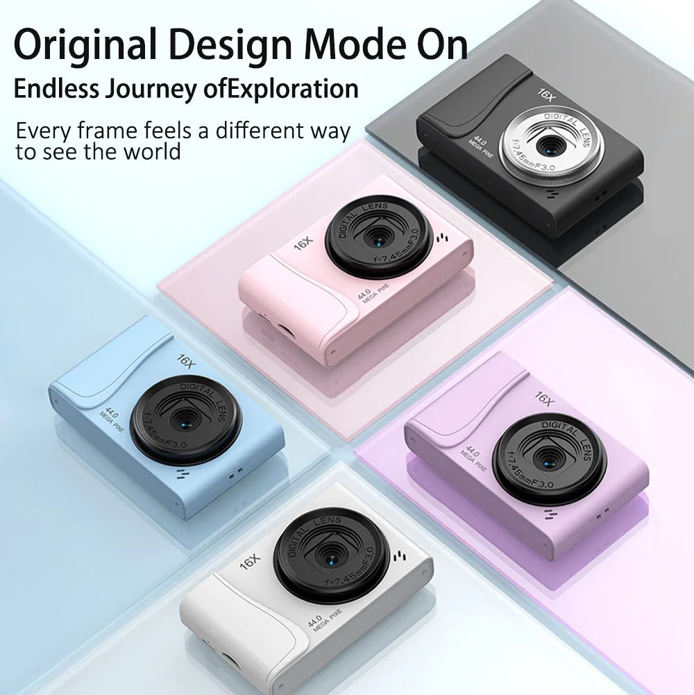 4K Digital Camera - Compact CCD Sensor Camera With 16X Zoom & Auto Focus - ZOOMNSTORE