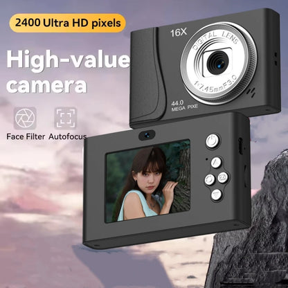4K Digital Camera - Compact Cameras with 16x Digital Zoom & Auto Focus for Kids - ZOOMNSTORE