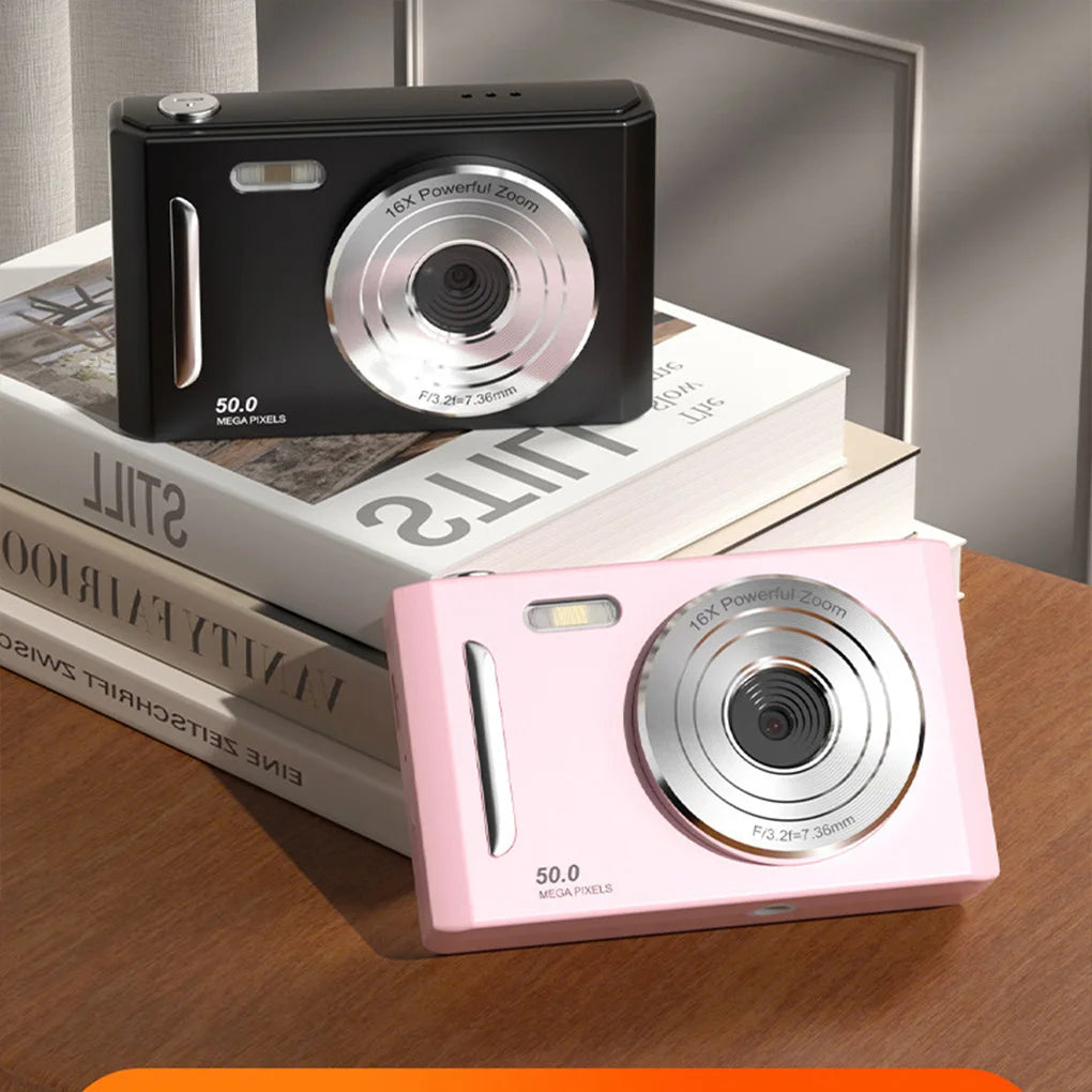 4K Digital Camera - Portable Dual Camera Flash with 50 Million HD Pixels & Auto Focus - ZOOMNSTORE