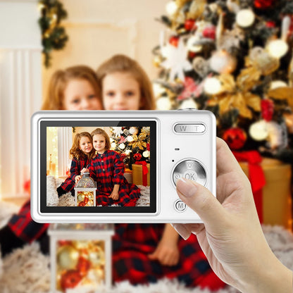 4K HD Digital Camera - Portable Vlogging Camcorder with 16X Zoom & 2.4 Inch IPS Screen - ZOOMNSTORE