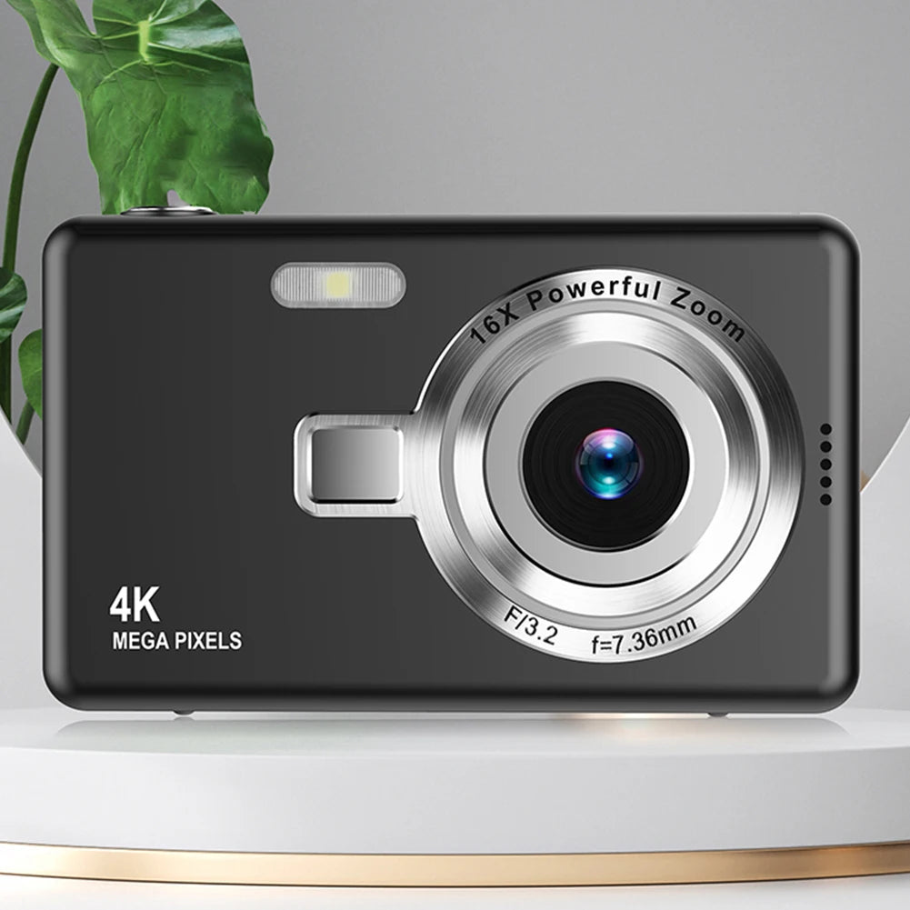 4K HD Digital Camera - Portable Vlogging Camcorder with 16X Zoom & 2.4 Inch IPS Screen - ZOOMNSTORE