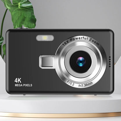 4K HD Digital Camera - Portable Vlogging Camcorder with 16X Zoom & 2.4 Inch IPS Screen - ZOOMNSTORE