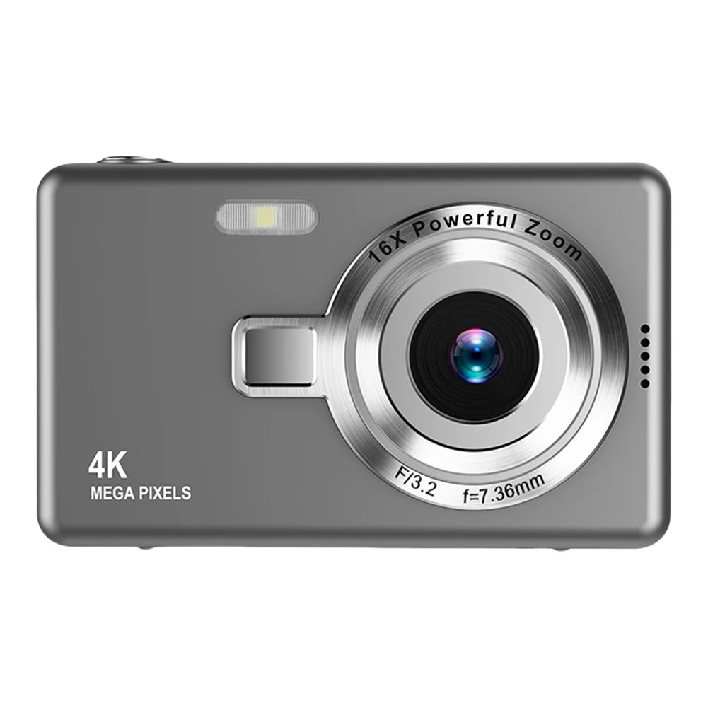 4K HD Digital Camera - Portable Vlogging Camcorder with 16X Zoom & 2.4 Inch IPS Screen - ZOOMNSTORE
