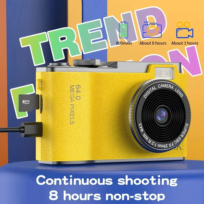 4K Kid Camera - 48MP High Resolution Digital Video Camera | Portable Vlogging Camcorder - ZOOMNSTORE