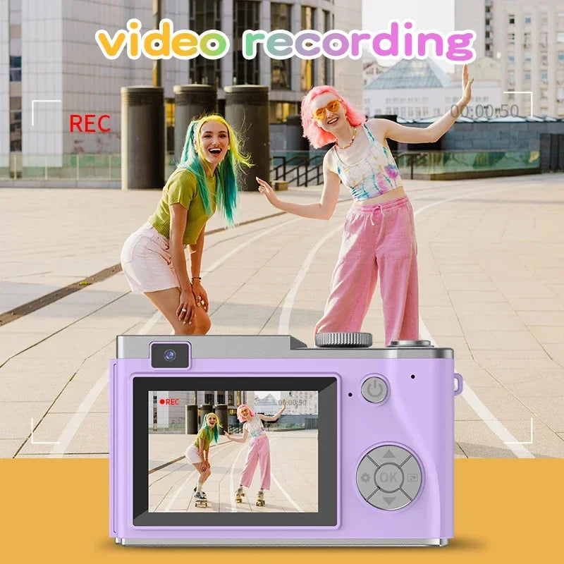 4K Kid Camera - 48MP High Resolution Digital Video Camera | Portable Vlogging Camcorder - ZOOMNSTORE