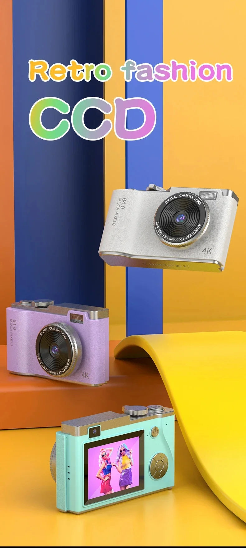 4K Kid Camera - 48MP High Resolution Digital Video Camera | Portable Vlogging Camcorder - ZOOMNSTORE