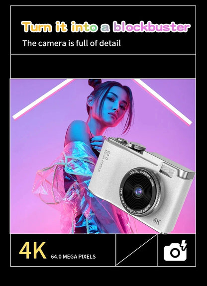 4K Kid Camera - 48MP High Resolution Digital Video Camera | Portable Vlogging Camcorder - ZOOMNSTORE