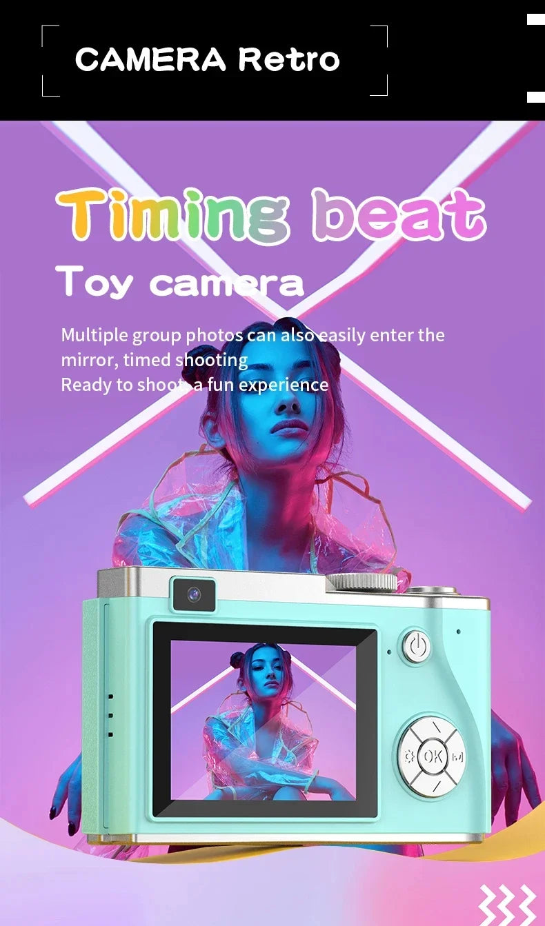 4K Kid Camera - 48MP High Resolution Digital Video Camera | Portable Vlogging Camcorder - ZOOMNSTORE