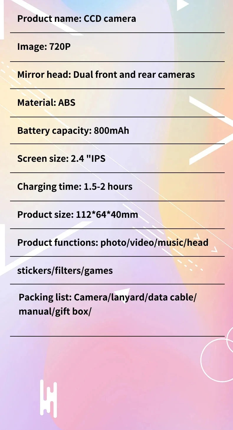4K Kid Camera - 48MP High Resolution Digital Video Camera | Portable Vlogging Camcorder - ZOOMNSTORE