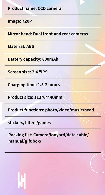 4K Kid Camera - 48MP High Resolution Digital Video Camera | Portable Vlogging Camcorder - ZOOMNSTORE