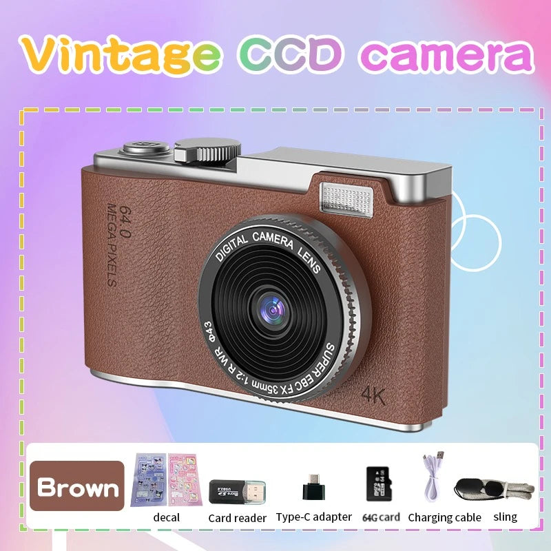 4K Kid Camera - 48MP High Resolution Digital Video Camera | Portable Vlogging Camcorder - ZOOMNSTORE