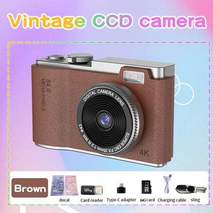 4K Kid Camera - 48MP High Resolution Digital Video Camera | Portable Vlogging Camcorder - ZOOMNSTORE