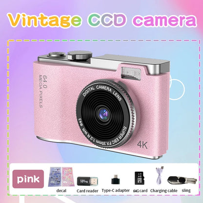 4K Kid Camera - 48MP High Resolution Digital Video Camera | Portable Vlogging Camcorder - ZOOMNSTORE