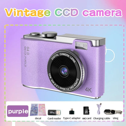 4K Kid Camera - 48MP High Resolution Digital Video Camera | Portable Vlogging Camcorder - ZOOMNSTORE