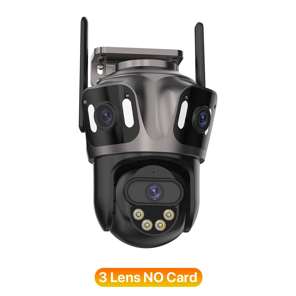 4K Outdoor PTZ WiFi IP Camera - Dual Lens with AI Human Detection IP66 Waterproof CCTV - ZOOMNSTORE