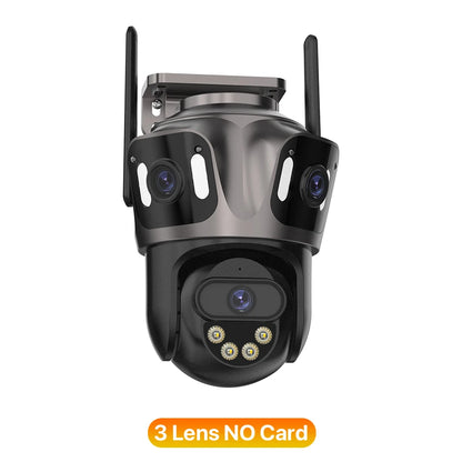 4K Outdoor PTZ WiFi IP Camera - Dual Lens with AI Human Detection IP66 Waterproof CCTV - ZOOMNSTORE