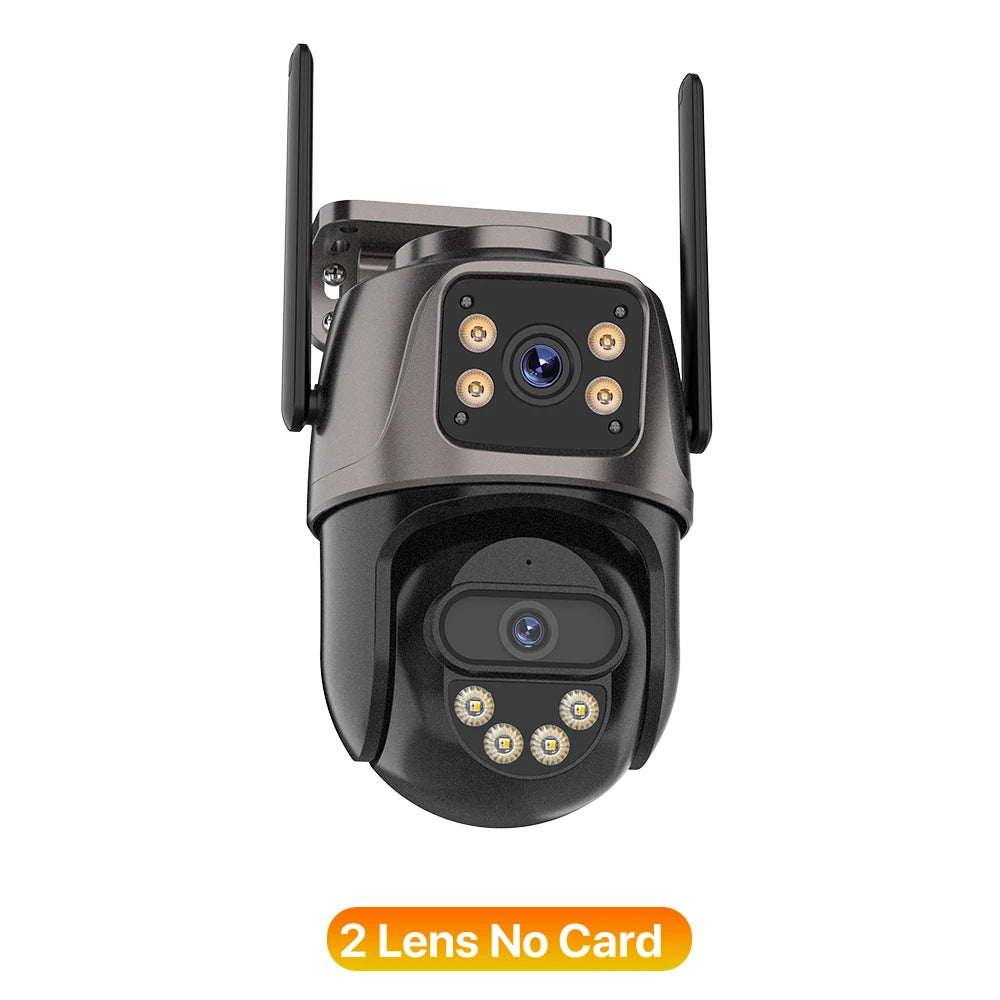 4K Outdoor PTZ WiFi IP Camera - Dual Lens with AI Human Detection IP66 Waterproof CCTV - ZOOMNSTORE