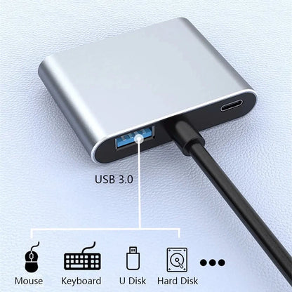 4K USB C Hub – Dual HDMI Adapter | USB 3.0 Data Transfer | Fast Charging Dock - ZOOMNSTORE