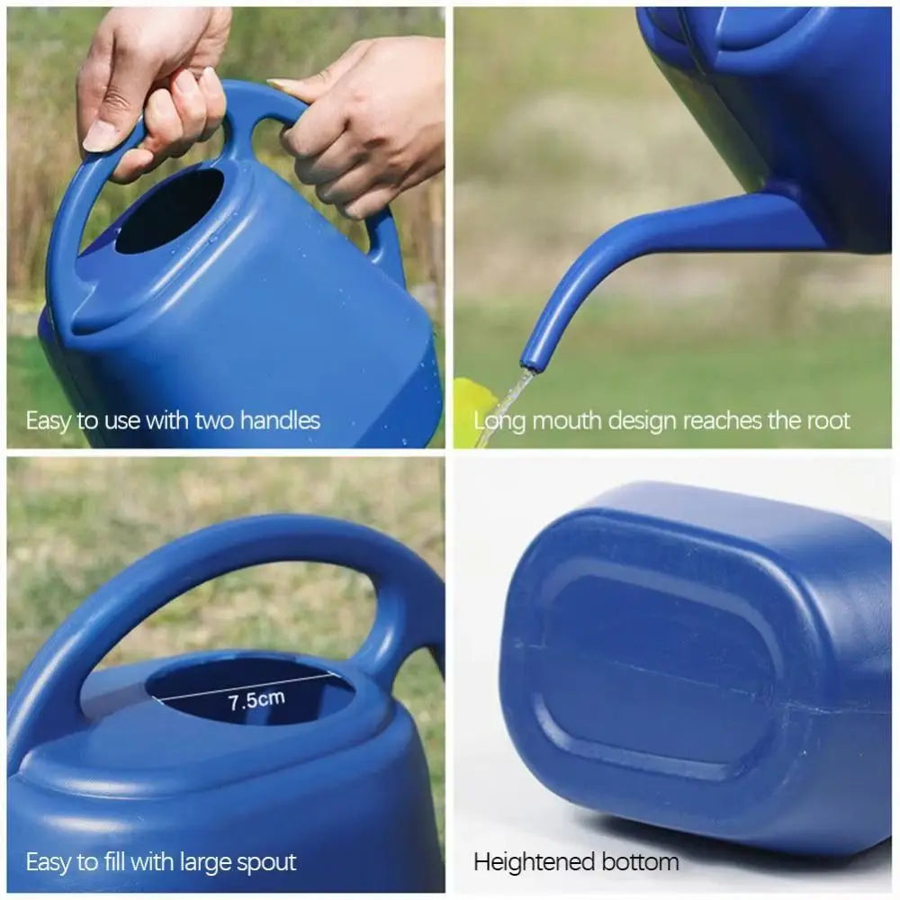 4L Watering Can - Large Capacity Garden Pot With Long Spout & Double Handle - ZOOMNSTORE