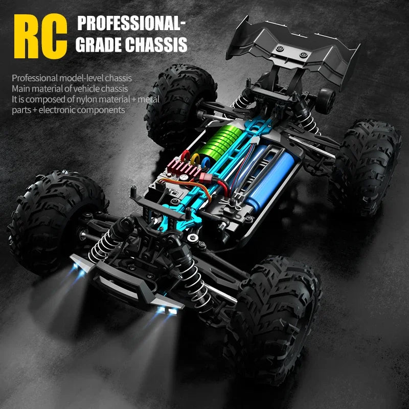 116 4WD RC Monster Truck - High Speed Drift Remote Control Car for Kids - ZOOMNSTORE