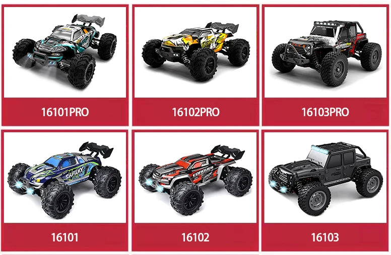 116 4WD RC Monster Truck - High Speed Drift Remote Control Car for Kids - ZOOMNSTORE