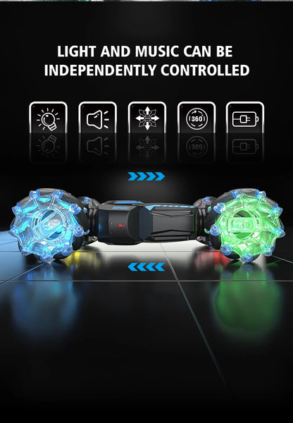 4WD RC Stunt Car - Wireless Remote Control Drift Toy with Sound and Light for Kids - ZOOMNSTORE